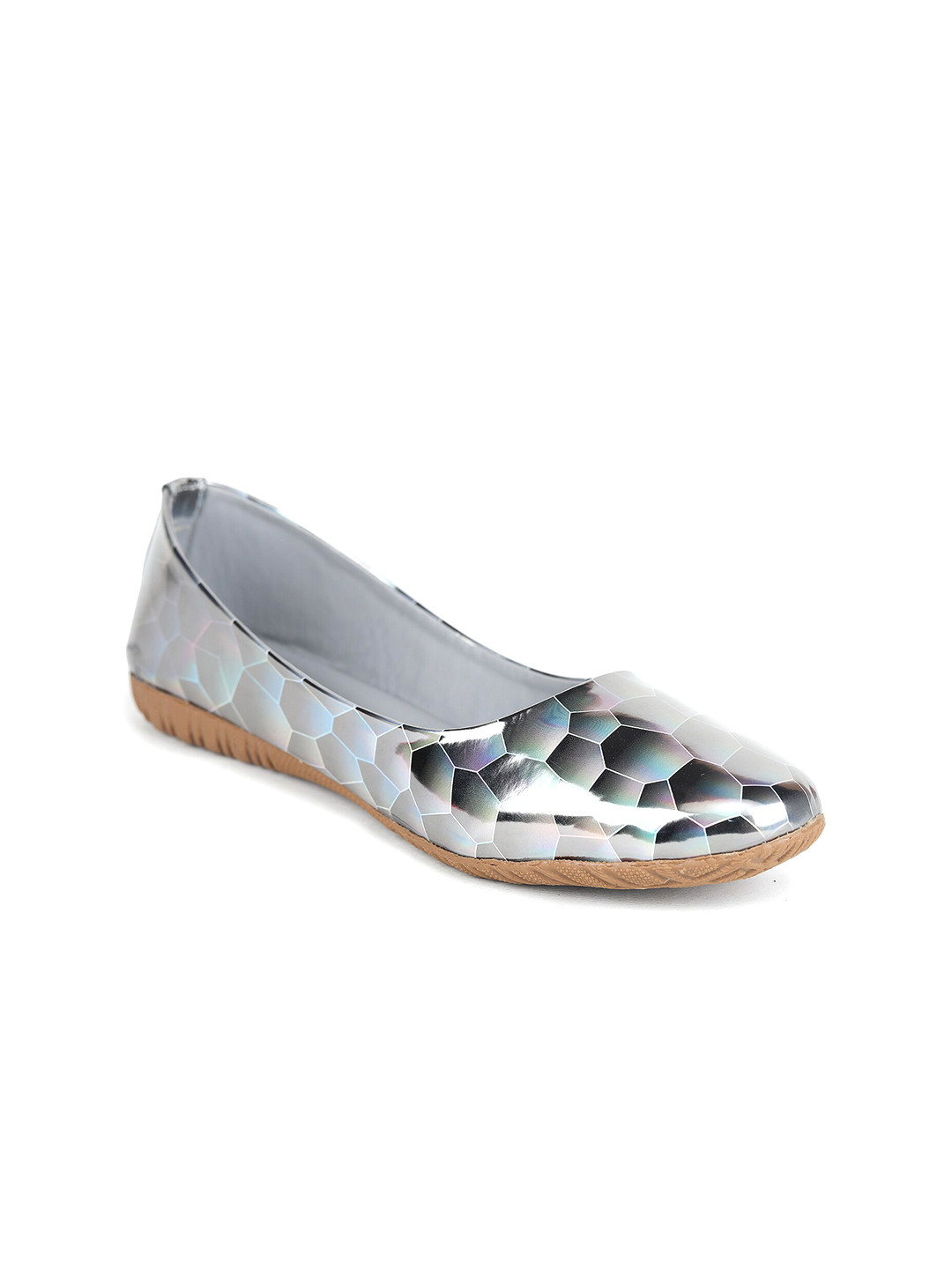 

Moonwalk Women Printed Ballerinas, Grey