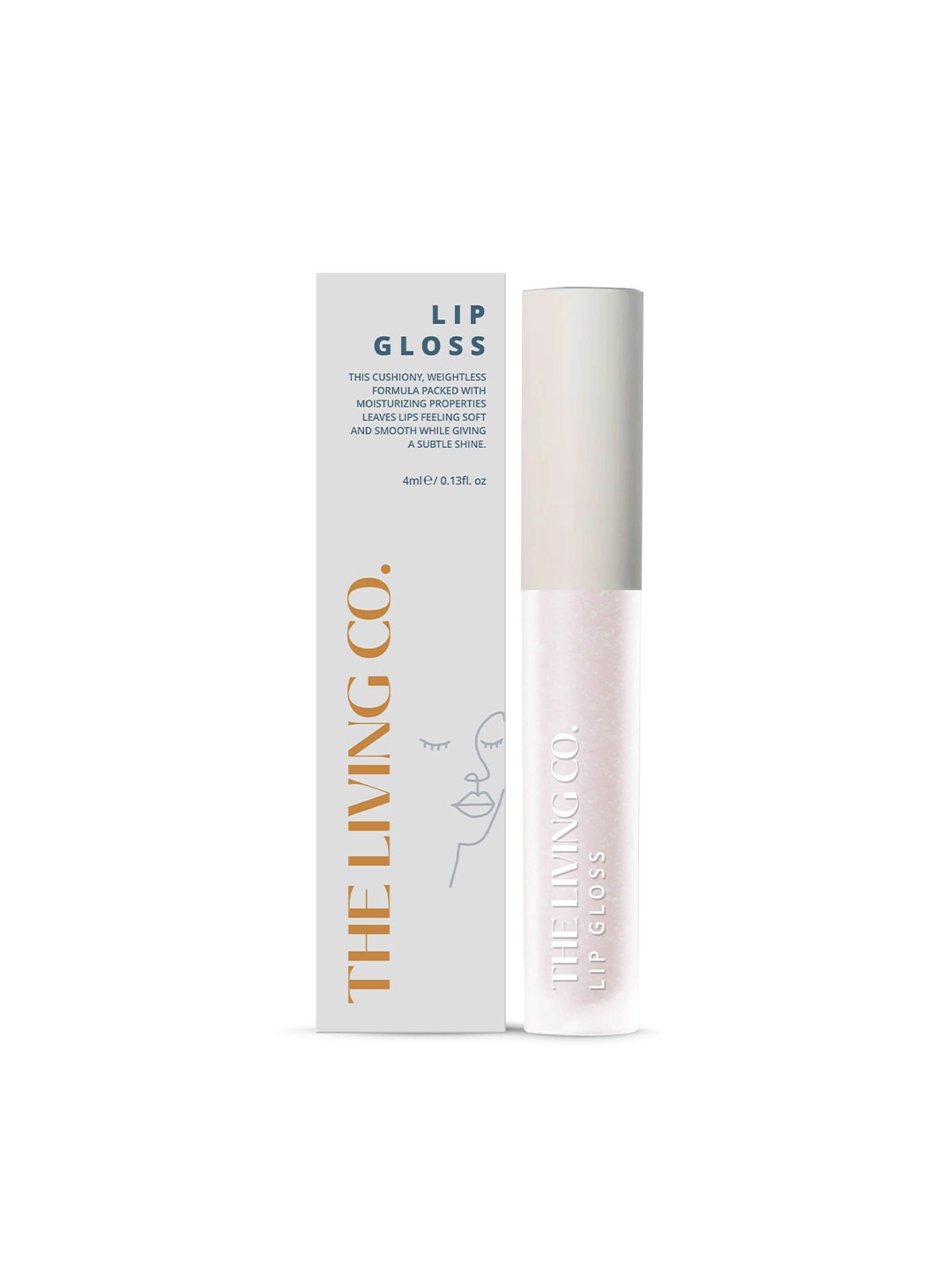 

THE LIVING CO. Pearl Weightless Liquid Lip Gloss 4ml - Nude