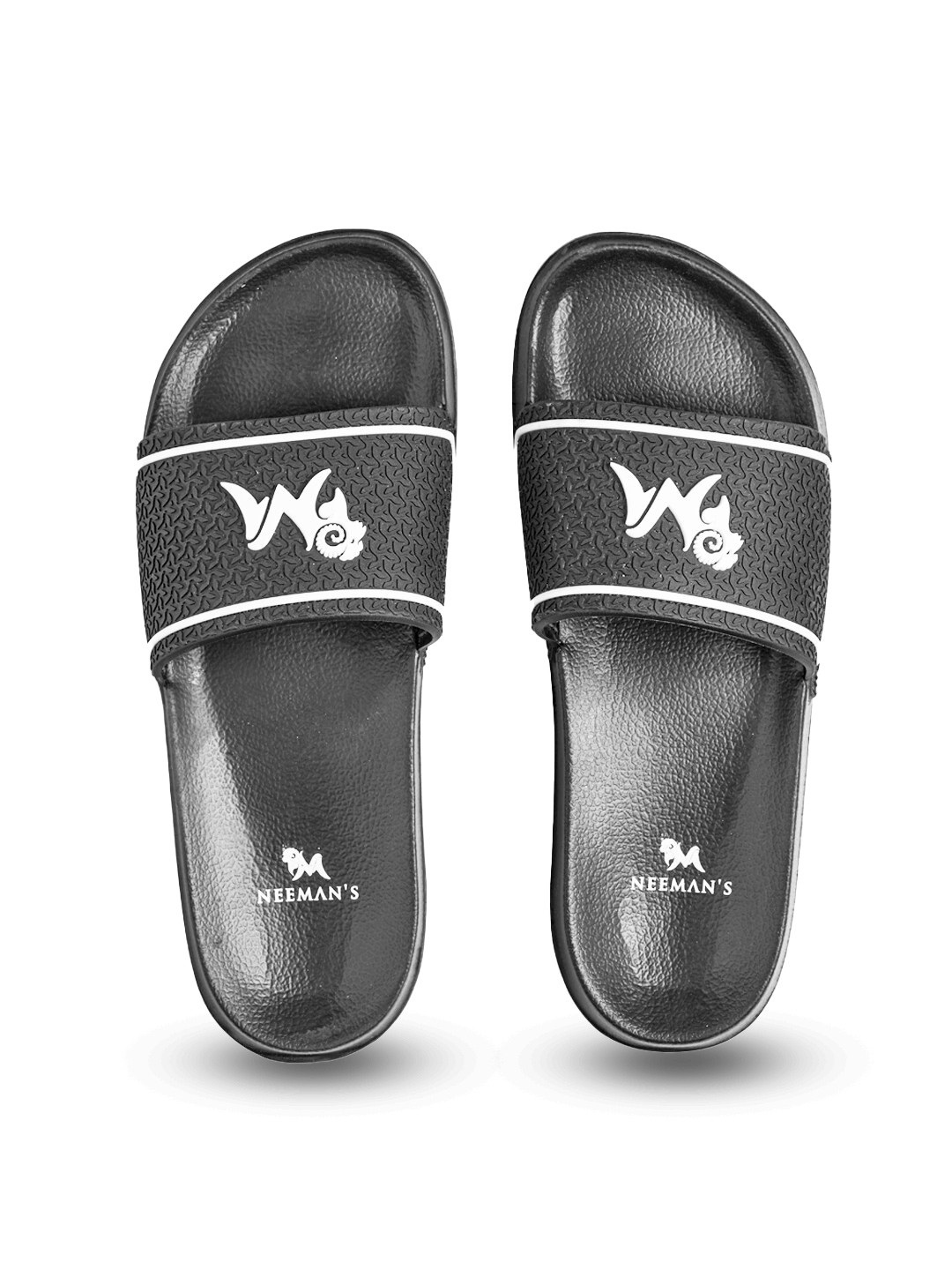 

NEEMANS Self Design Rubber Sliders, Grey