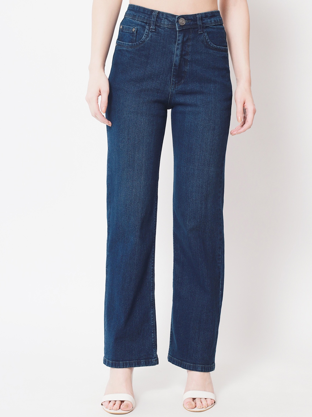 

Beatnik Women Straight Fit Stretchable Jeans, Blue