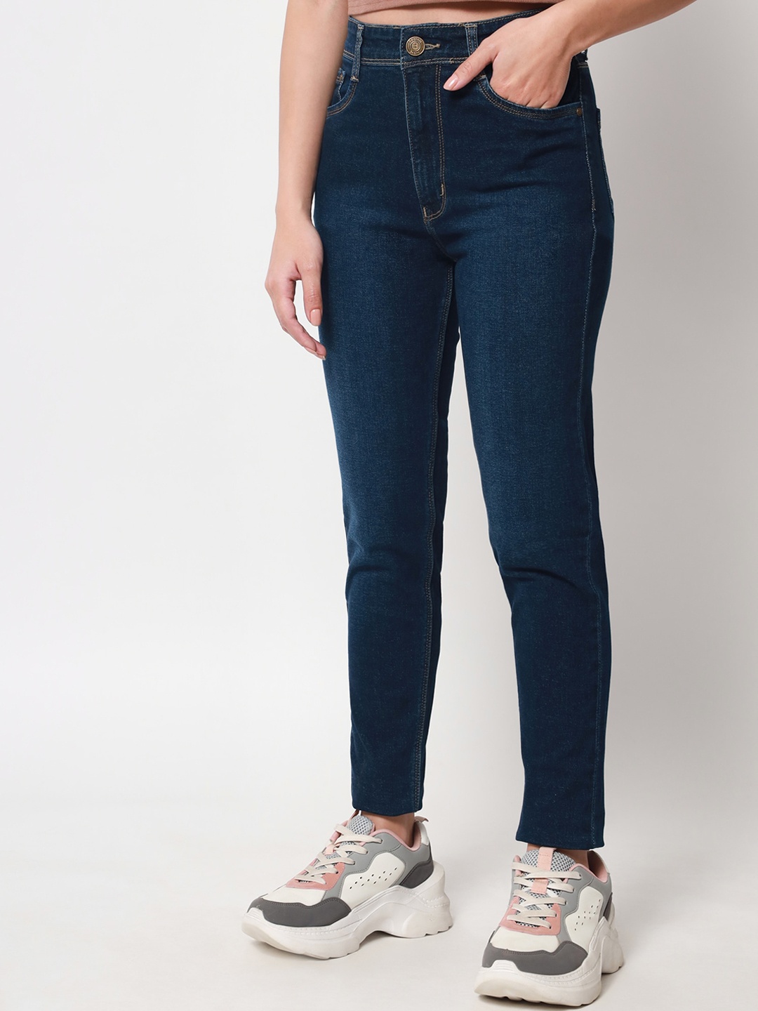 

Beatnik Women Slim Fit Stretchable Jeans, Blue