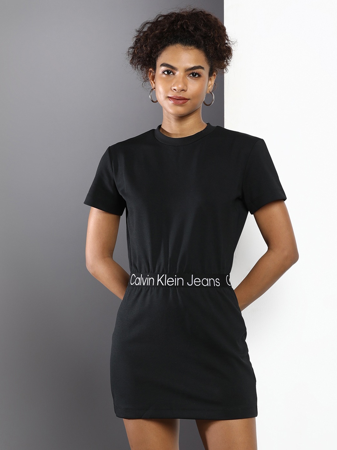 

Calvin Klein Jeans Sheath Mini Dress, Black