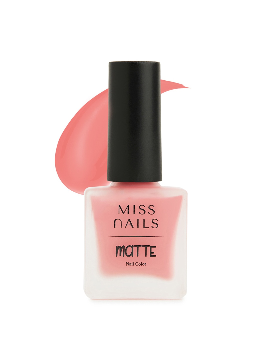 

MISS NAILS Matte Toxic Free Quick-Dry Nail Polish 8ml - Shade MT18, Peach