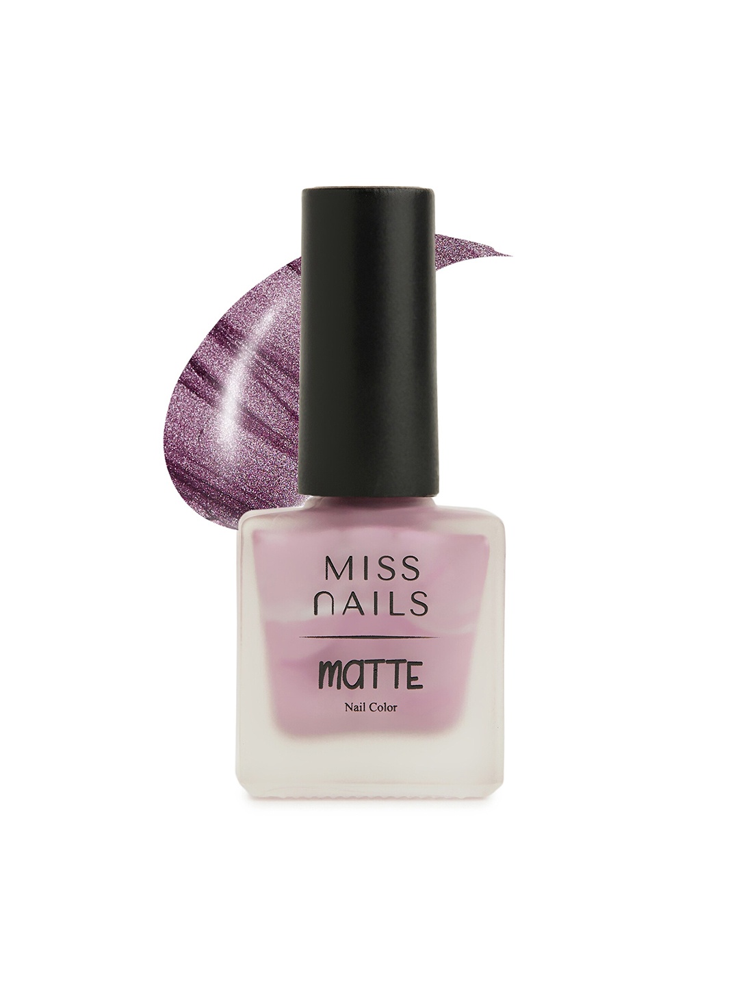 

MISS NAILS Matte Toxic Free Quick-Dry Nail Polish 8ml - Shade MT19, Purple