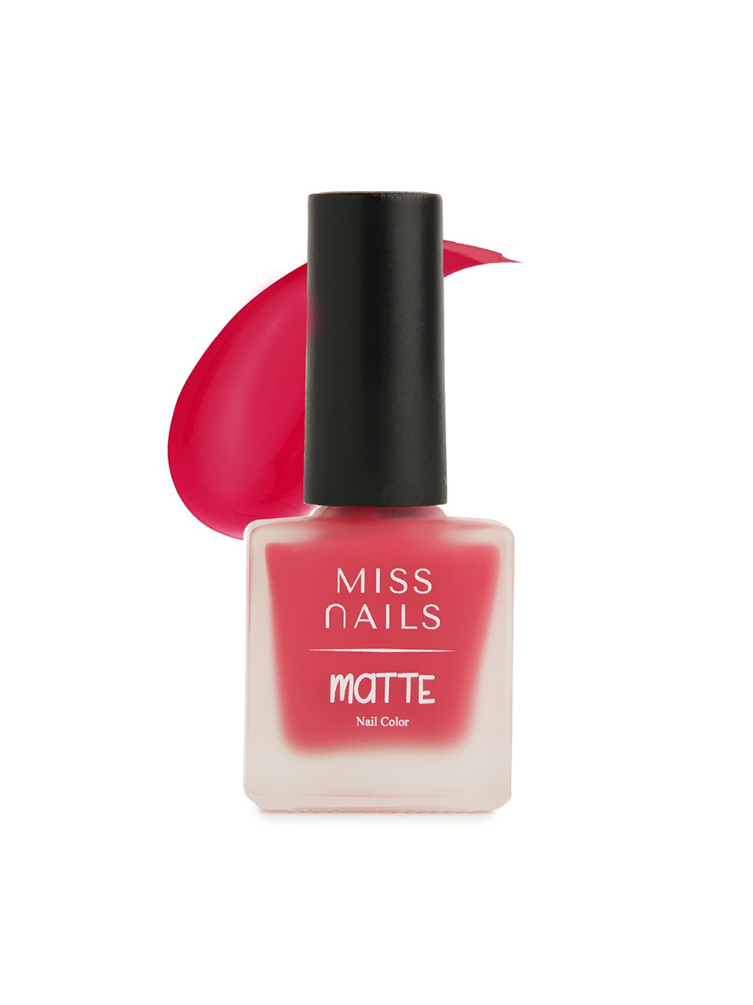 MISS NAILS Matte Toxic Free Quick-Dry Nail Polish 8ml - Shade MT17, Pink