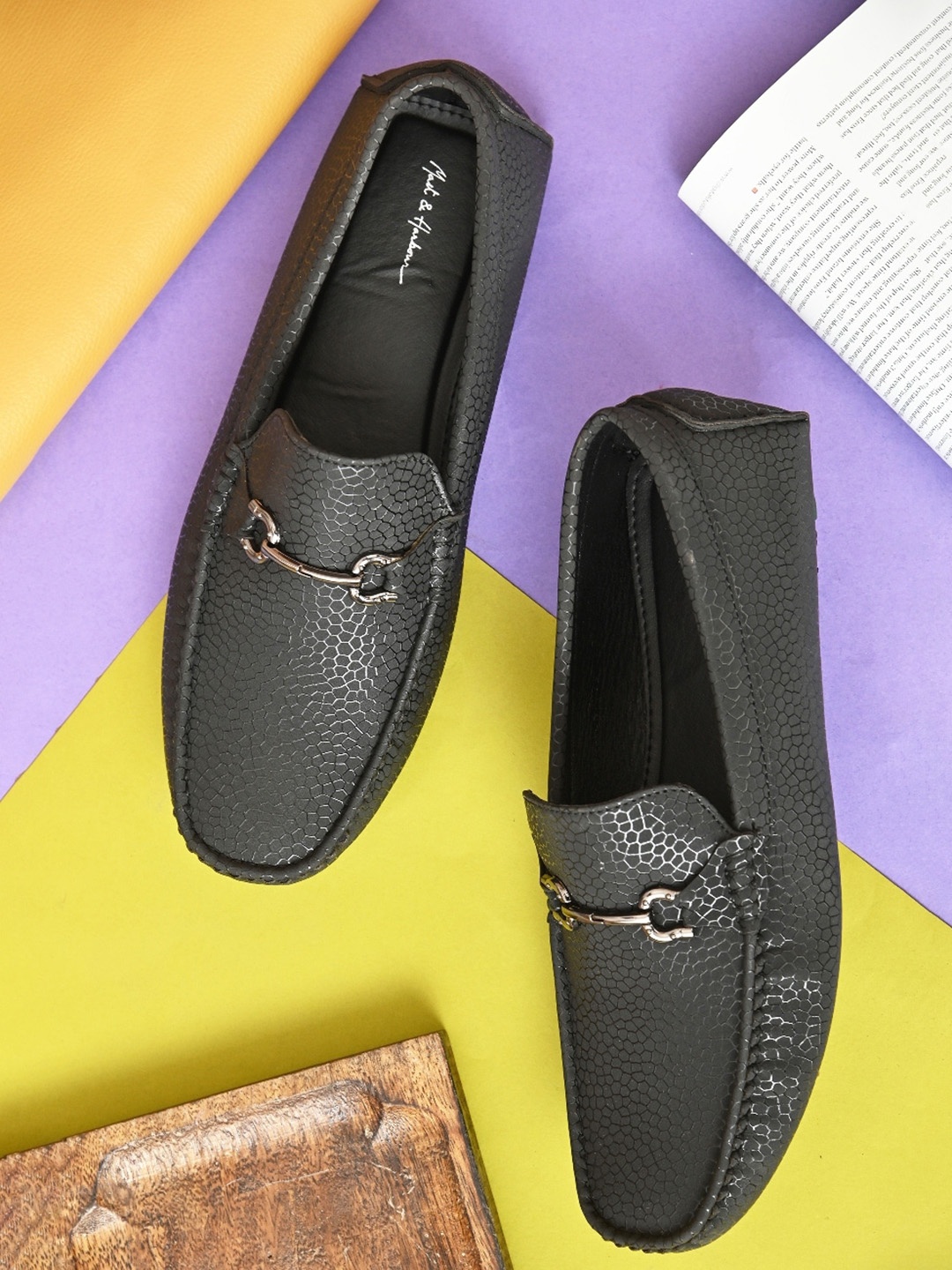 

Mast & Harbour Me Textured Loafers, Brown