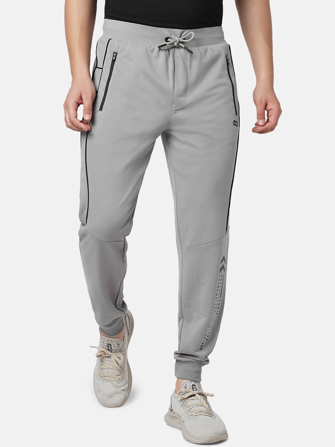 

Ajile by Pantaloons Men Slim-Fit Sports Joggers, Grey