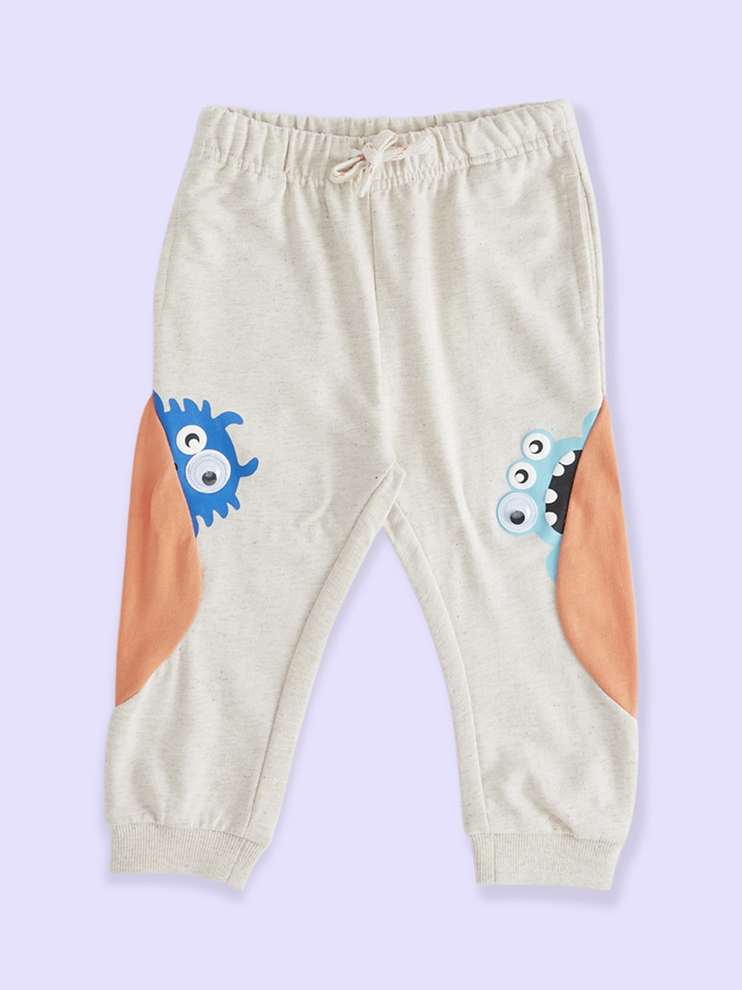 

Pantaloons Baby Infants Cartoon Characters Printed Jogger, Off white