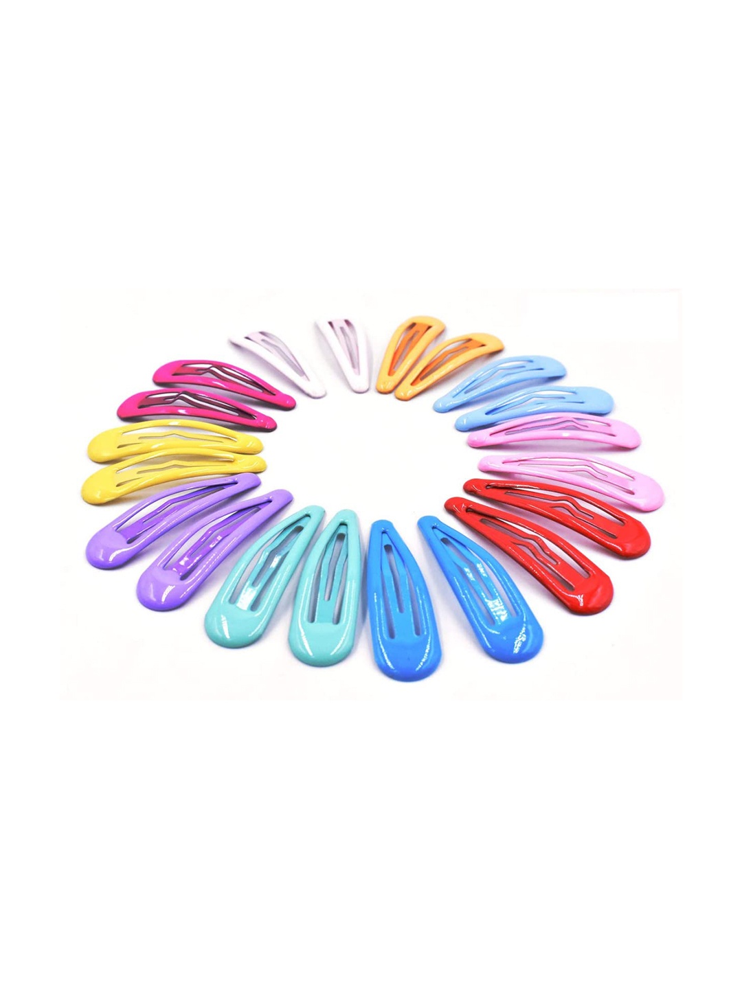 

CHRONEX Women Set Of 10 Tic Tac Hair Clip, Blue