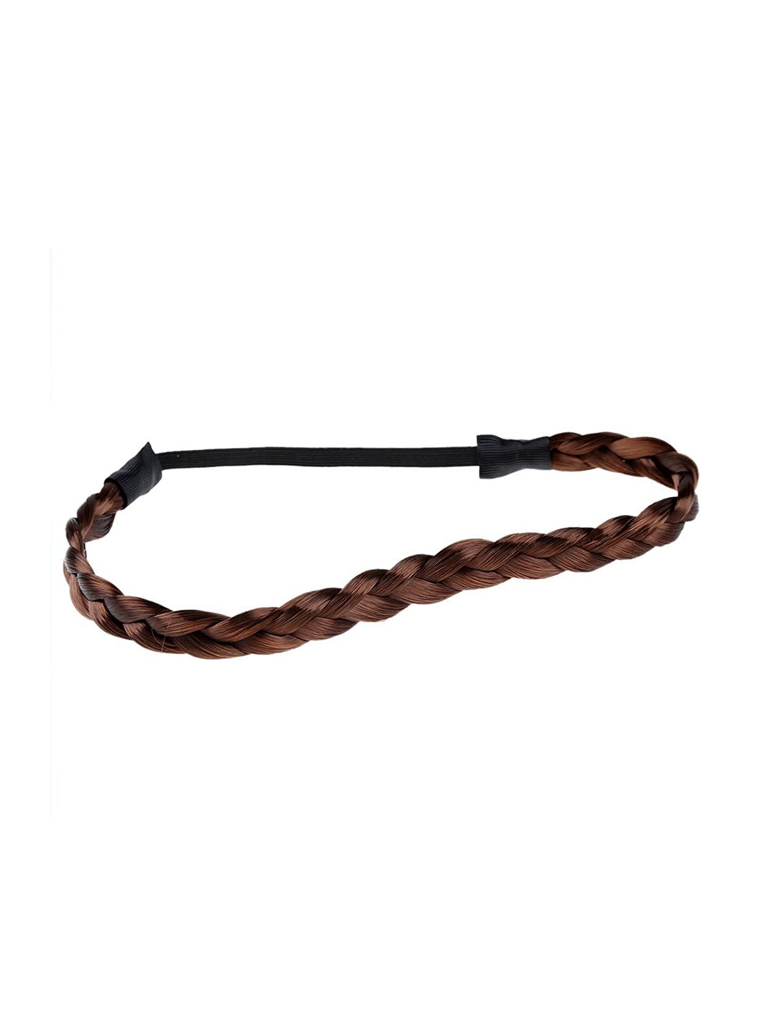 

CHRONEX Women Braided Hairband, Brown