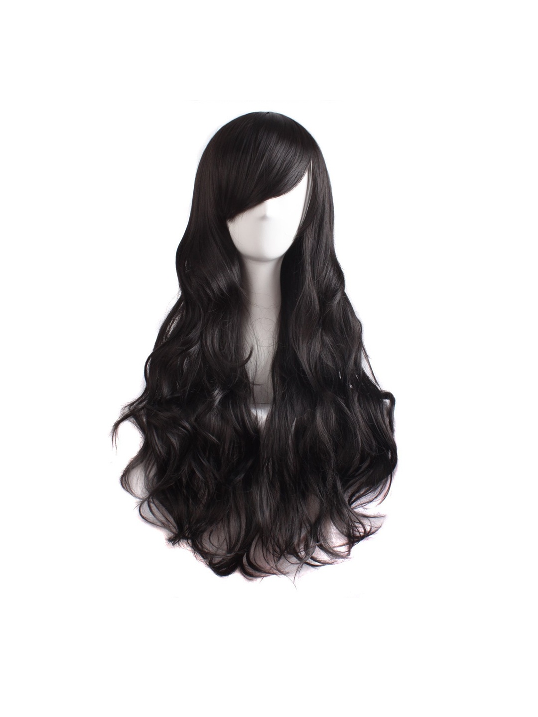 

CHRONEX Synthetic Nylon Wavy Long Hair Wig - Brown