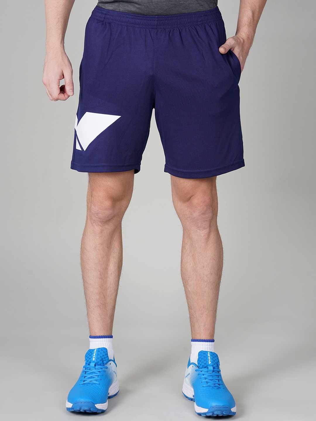 

NIVIA Men Carbonite Soccer Shorts, Navy blue