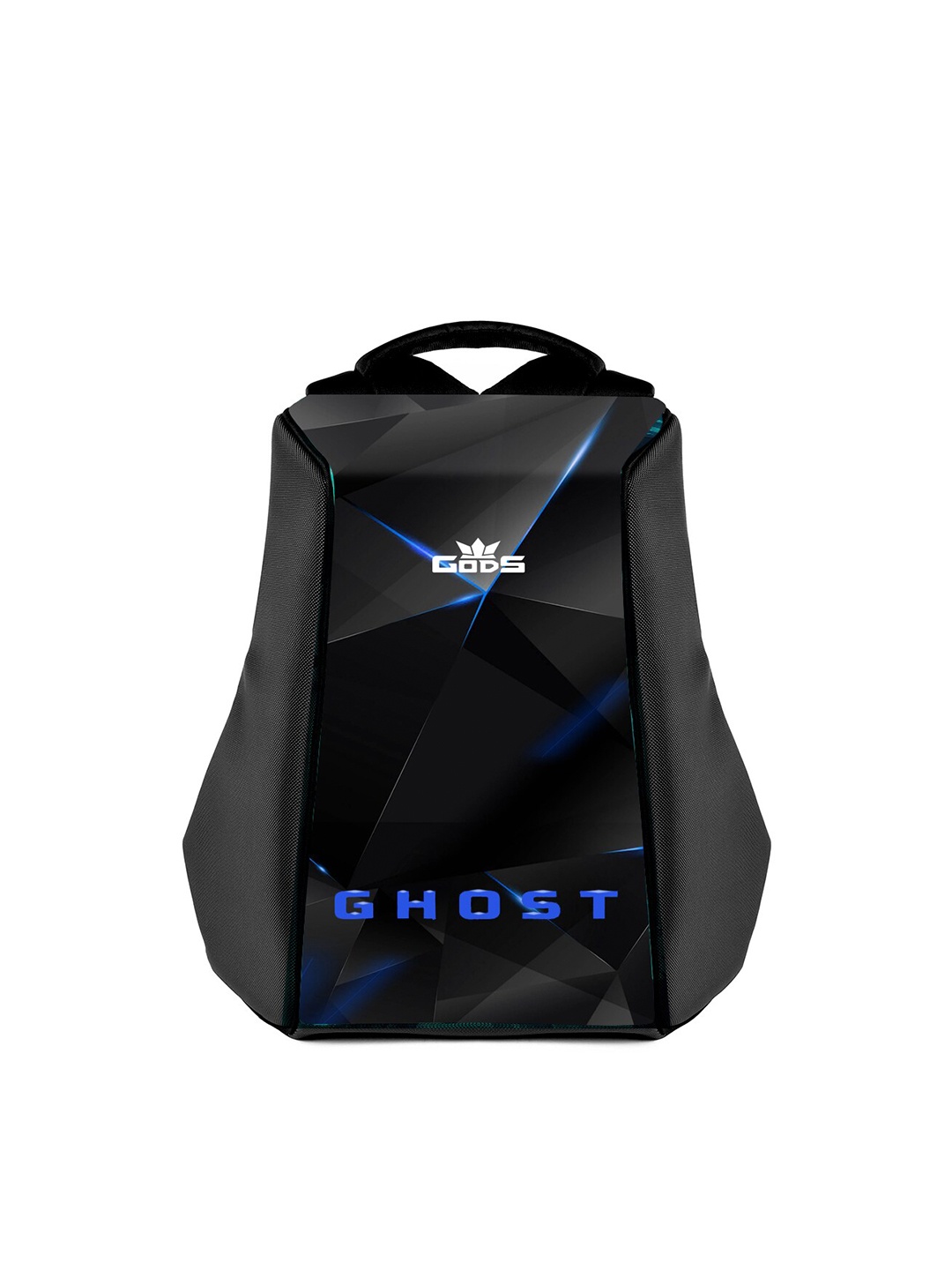 

GODS Printed Anti-Theft Laptop Backpack, Black