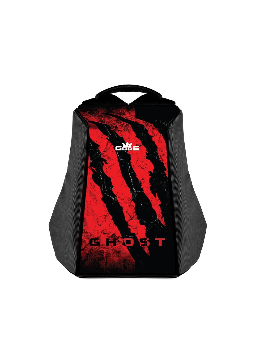 

GODS Printed Laptop Backpack, Black
