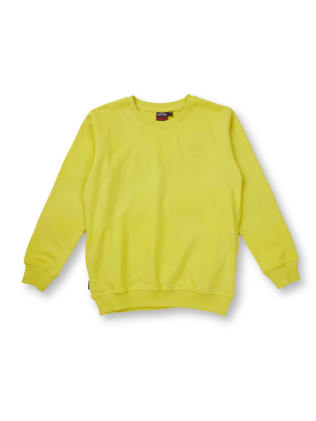 

Gini and Jony Boys Round Neck Sweatshirt, Green