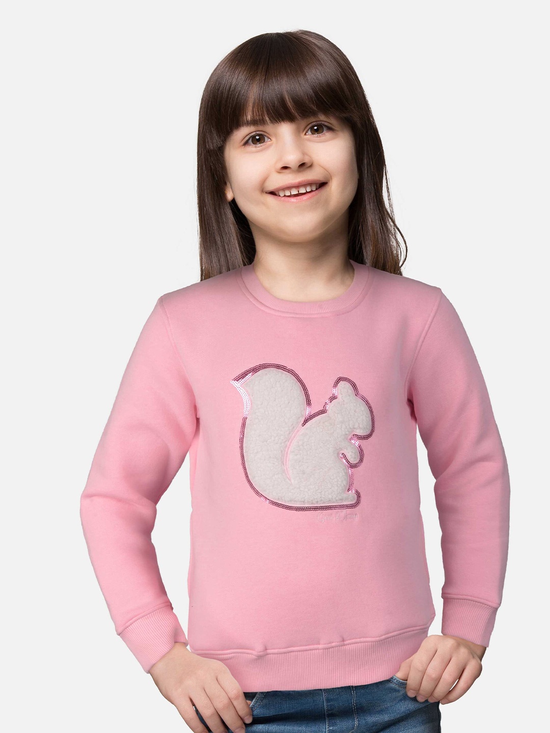 

Gini and Jony Girls Pink Sweatshirt