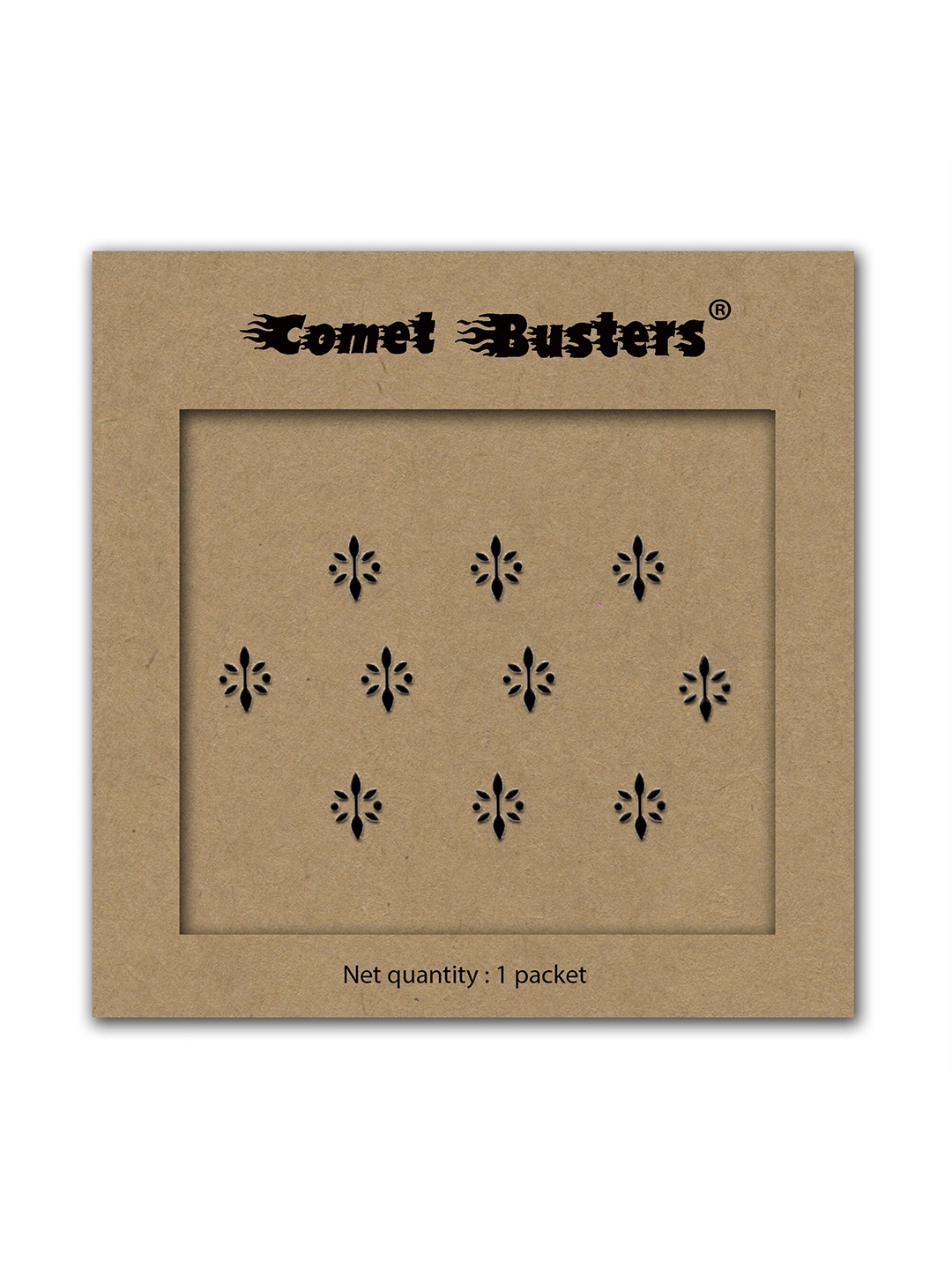 

Comet Busters Black Bindis - 10 Pcs