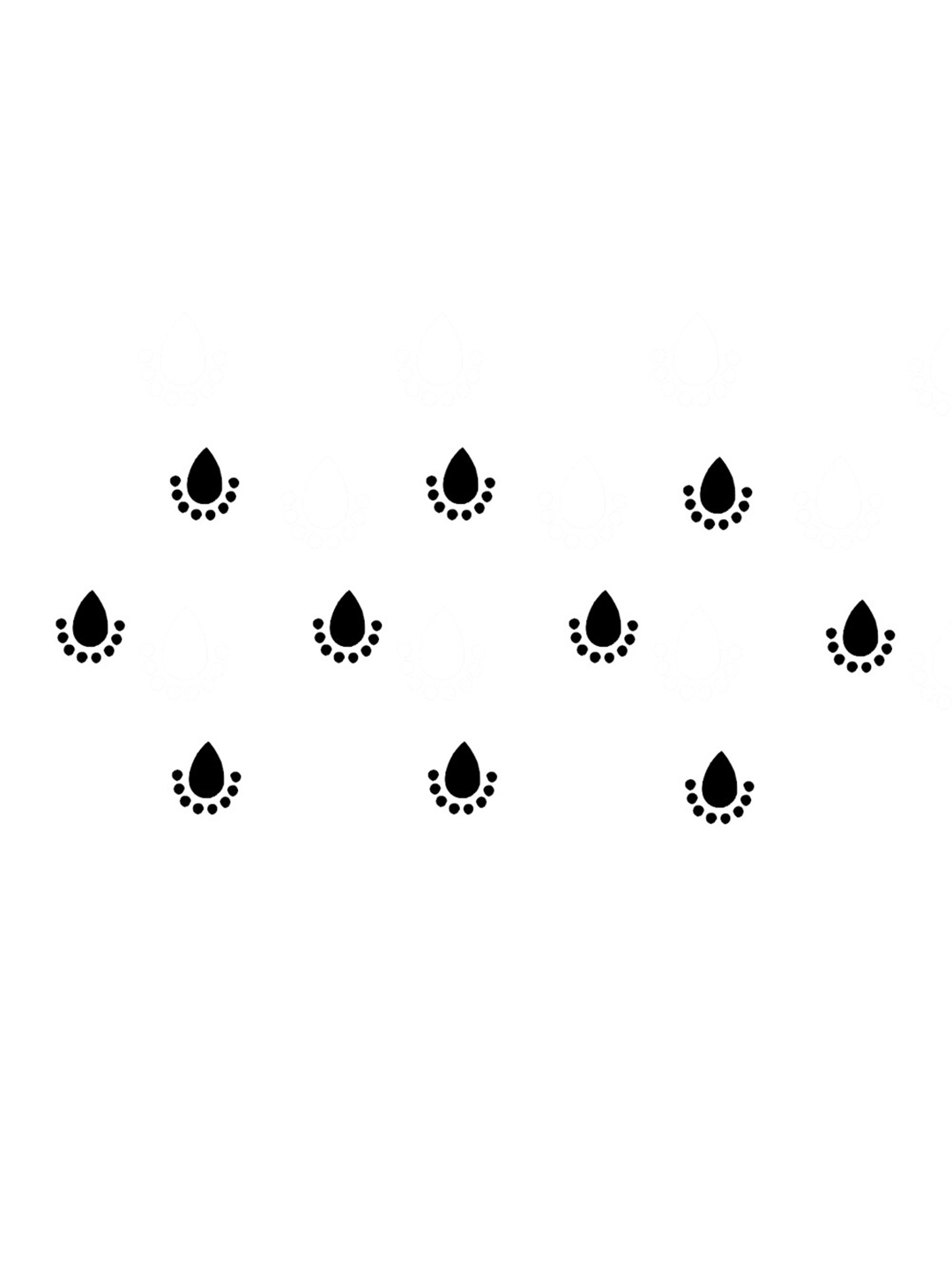 

Comet Busters Black Bindis - 10 Pcs