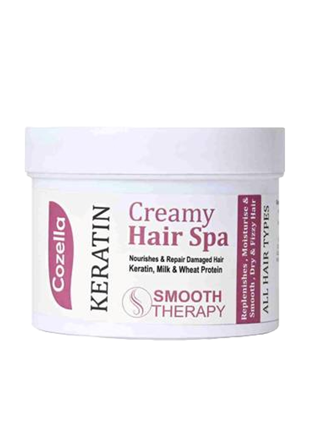 

COZELLA Keratin Smooth Therapy Creamy Hair Spa - 500 ml, White