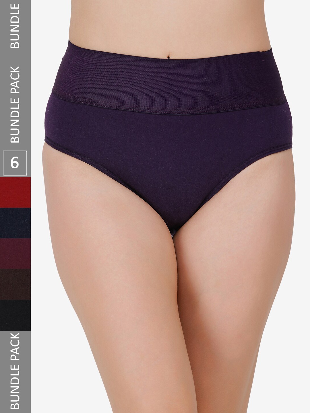 

Docare Women Pack of 6 Hipster Briefs, Red