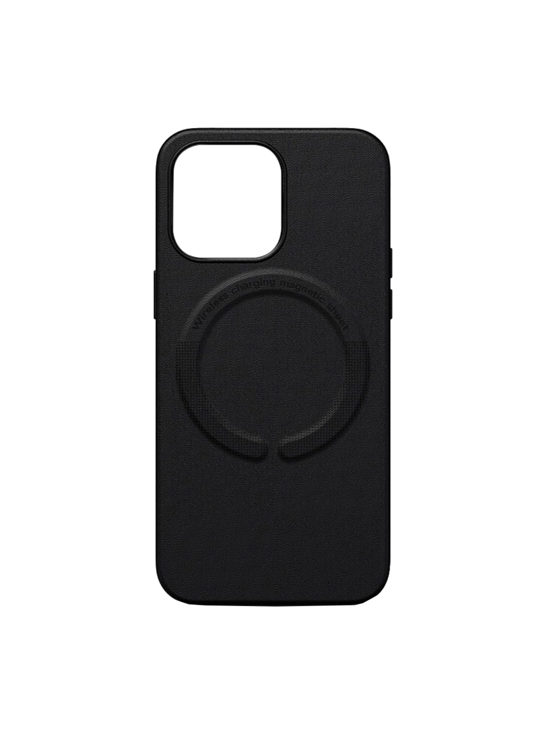 

TREEMODA Magsafe Leather iPhone 14 Pro Max Back Case, Black