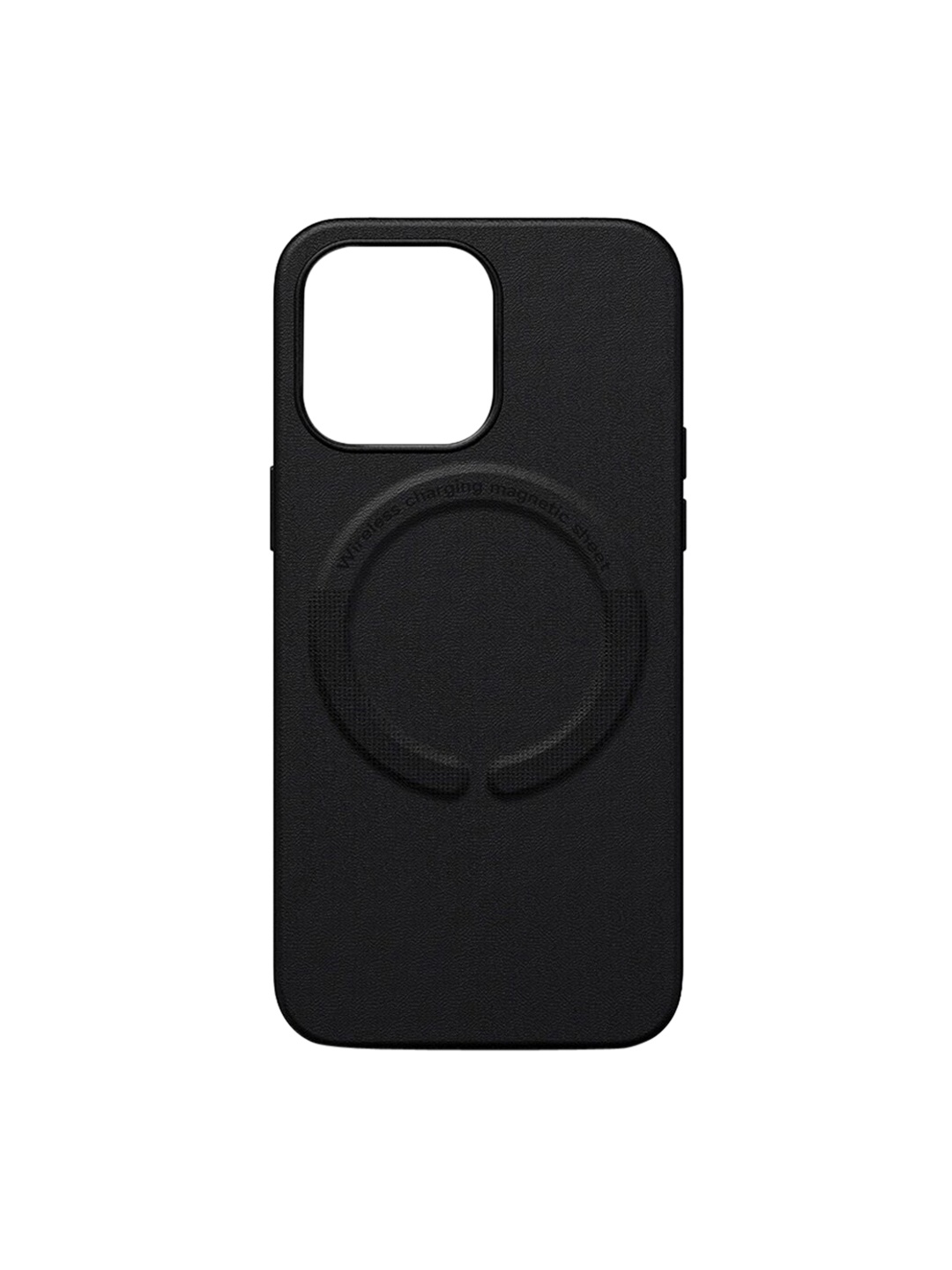 

TREEMODA Magsafe Leather iPhone 13 Pro Phone Back Case, Black