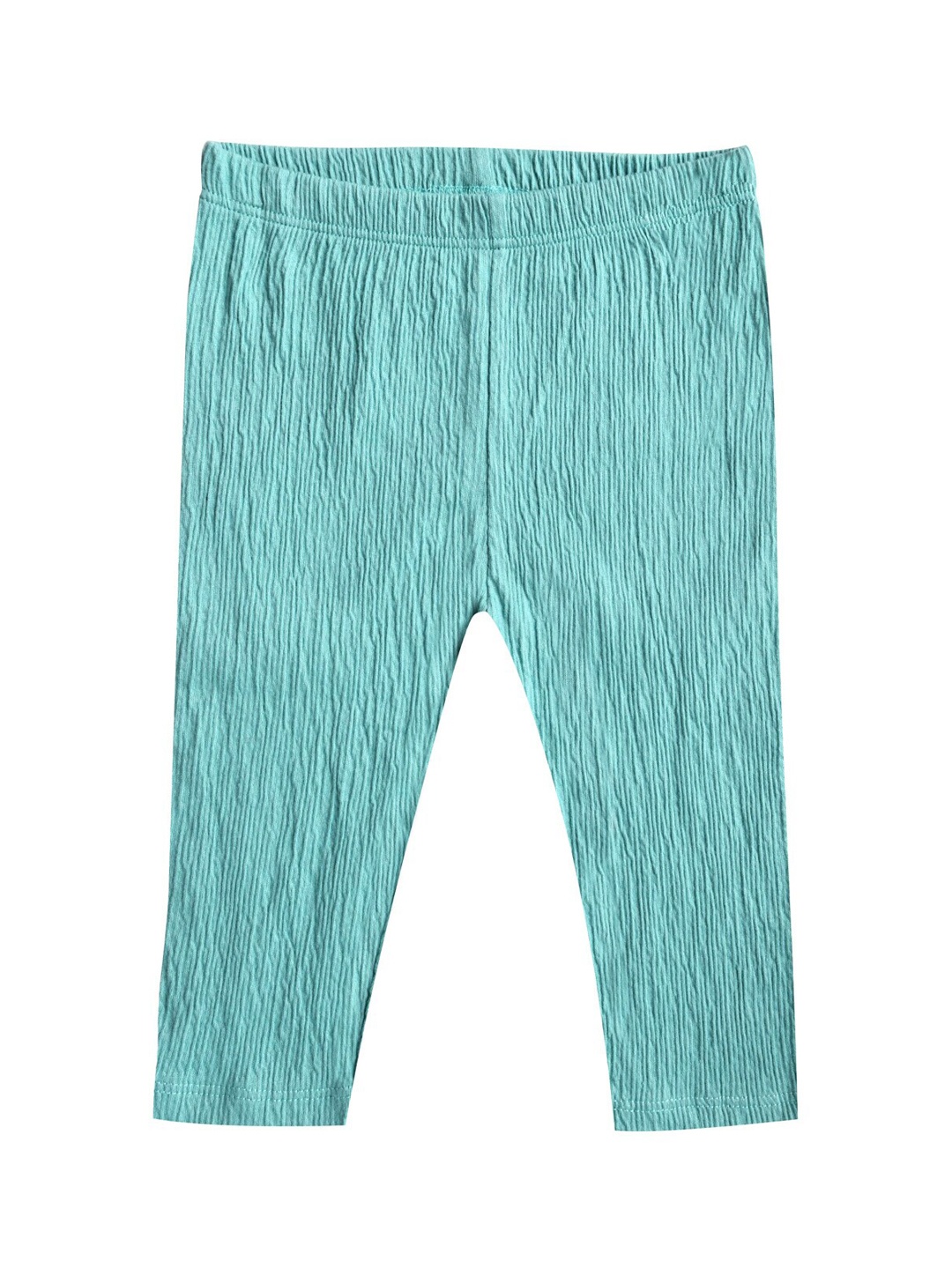 

milou Infants Girls Pure Cotton Ankle-Length Leggings, Green