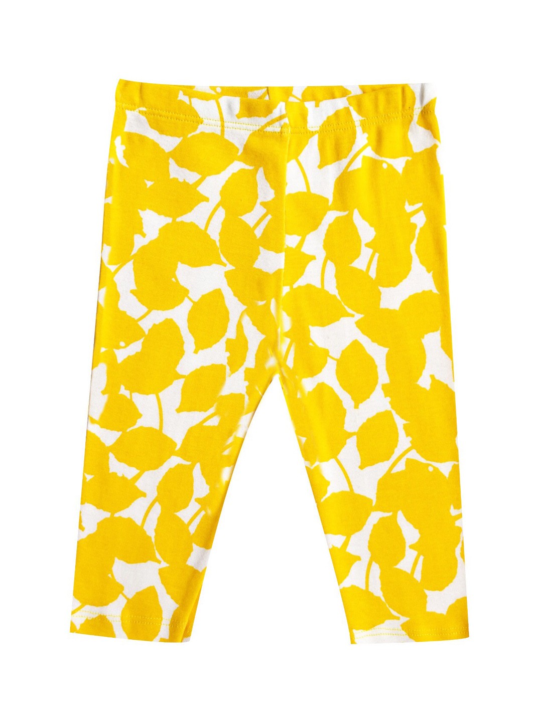 

milou Infant Girls Printed Pure Cotton Ankle-Length Legging, Yellow