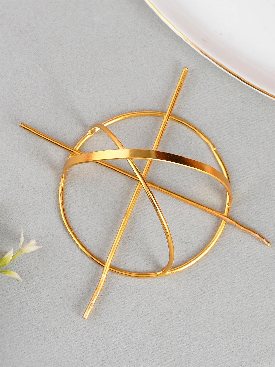 

Silvermerc Designs Women Gold Plated Hairstick