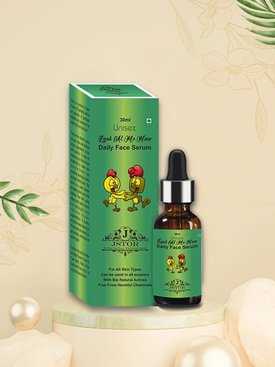 

JSTOR Herbal Daily Face Serum with Bio Natural Actives 30 ml, Transparent