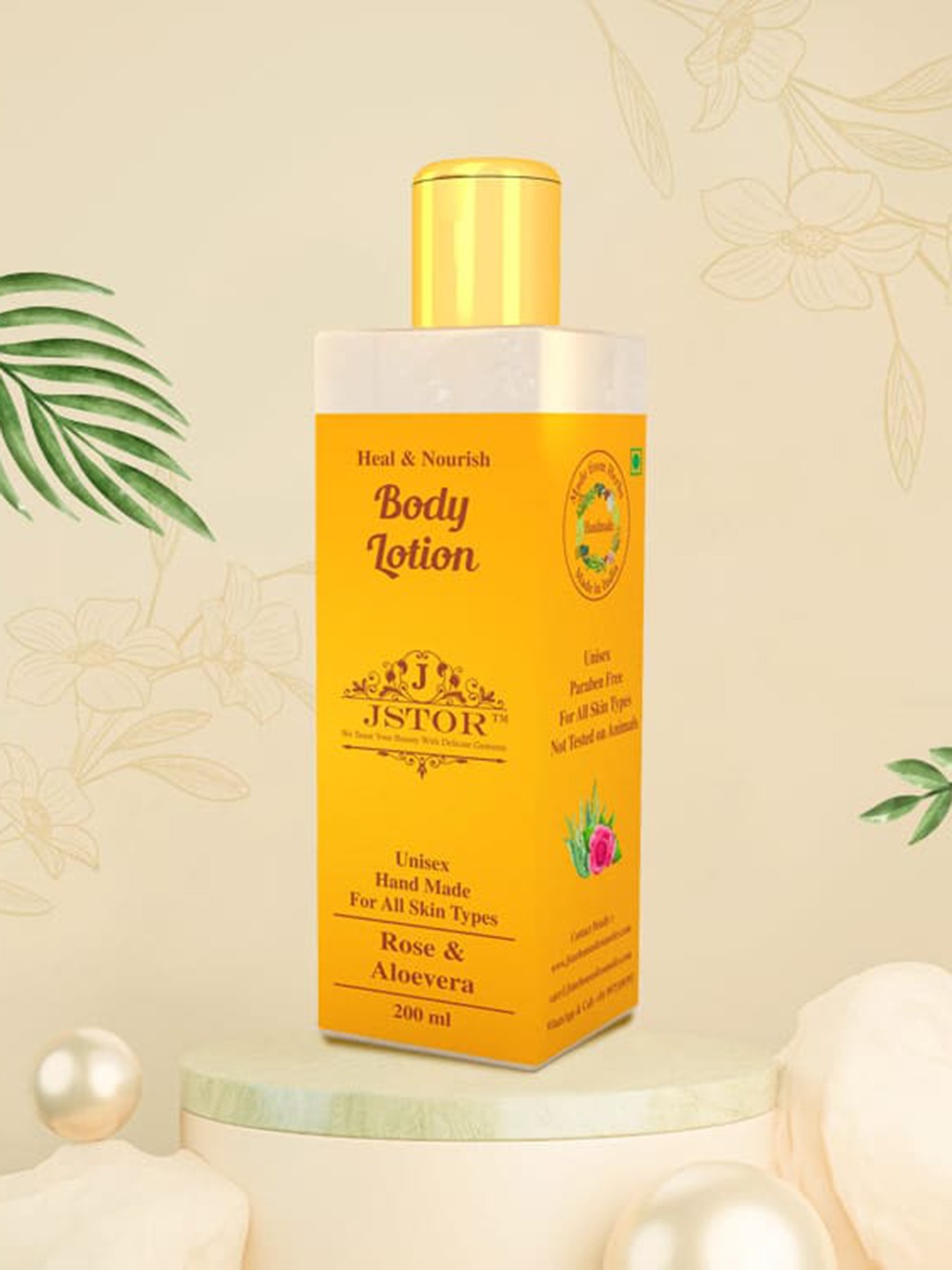 

JSTOR Herbs & Flowers Extract Body Lotion, Pink