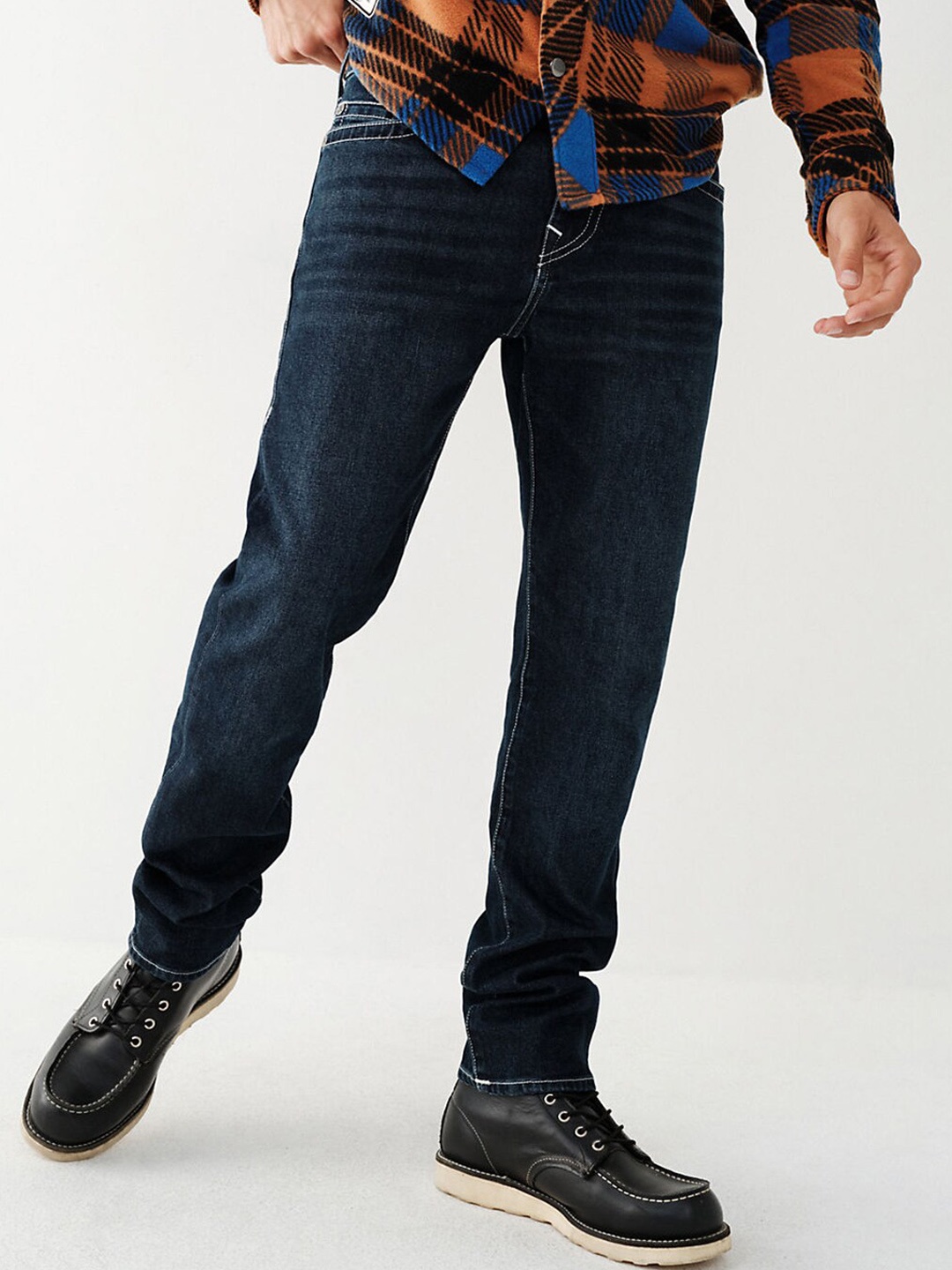 

True Religion Men Rocco Skinny Fit Light Fade Jeans, Blue