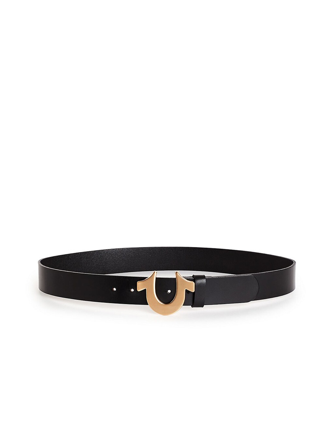 

True Religion Men Push Pin Pure Leather Belt, Black