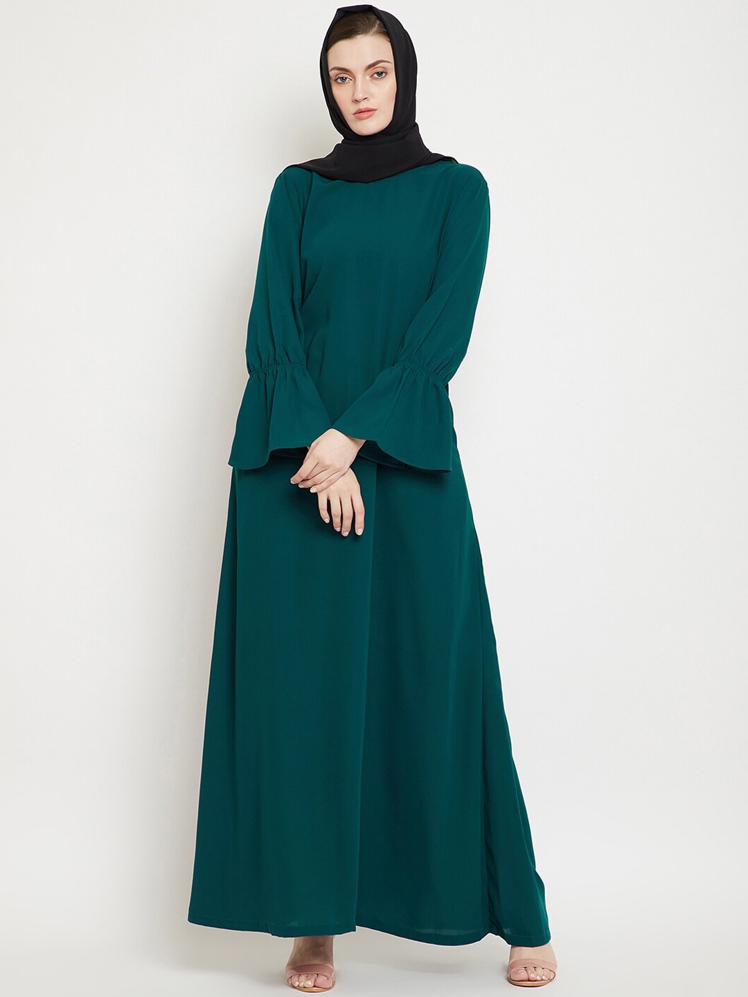 

NABIA Women Abaya Burqa, Green