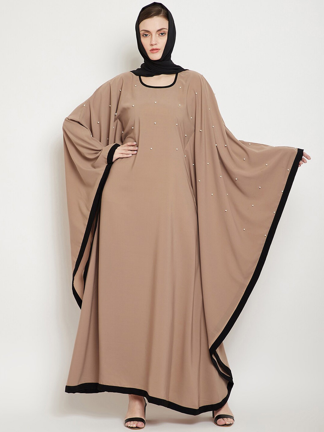 

NABIA Women Abaya Burqas, Beige