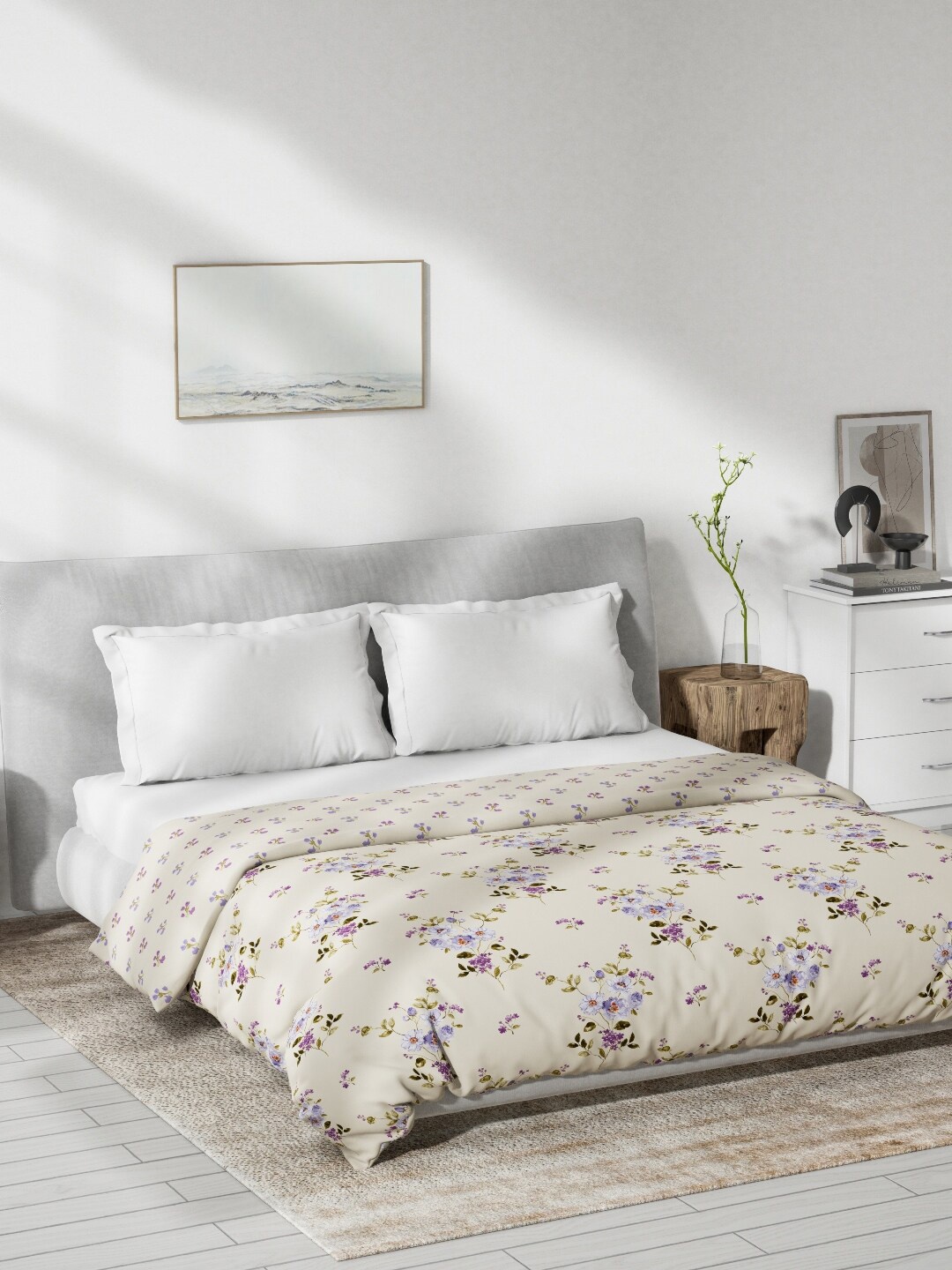 

DDecor Live Beautiful Cream-Coloured Mild Winter 150 GSM Pure Cotton Double Bed Dohar