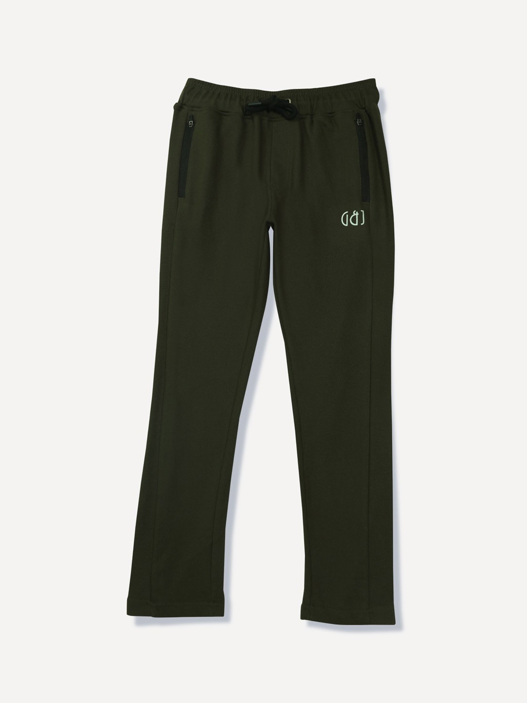 

Gini and Jony Kids Boys Cotton Track Pants, Olive
