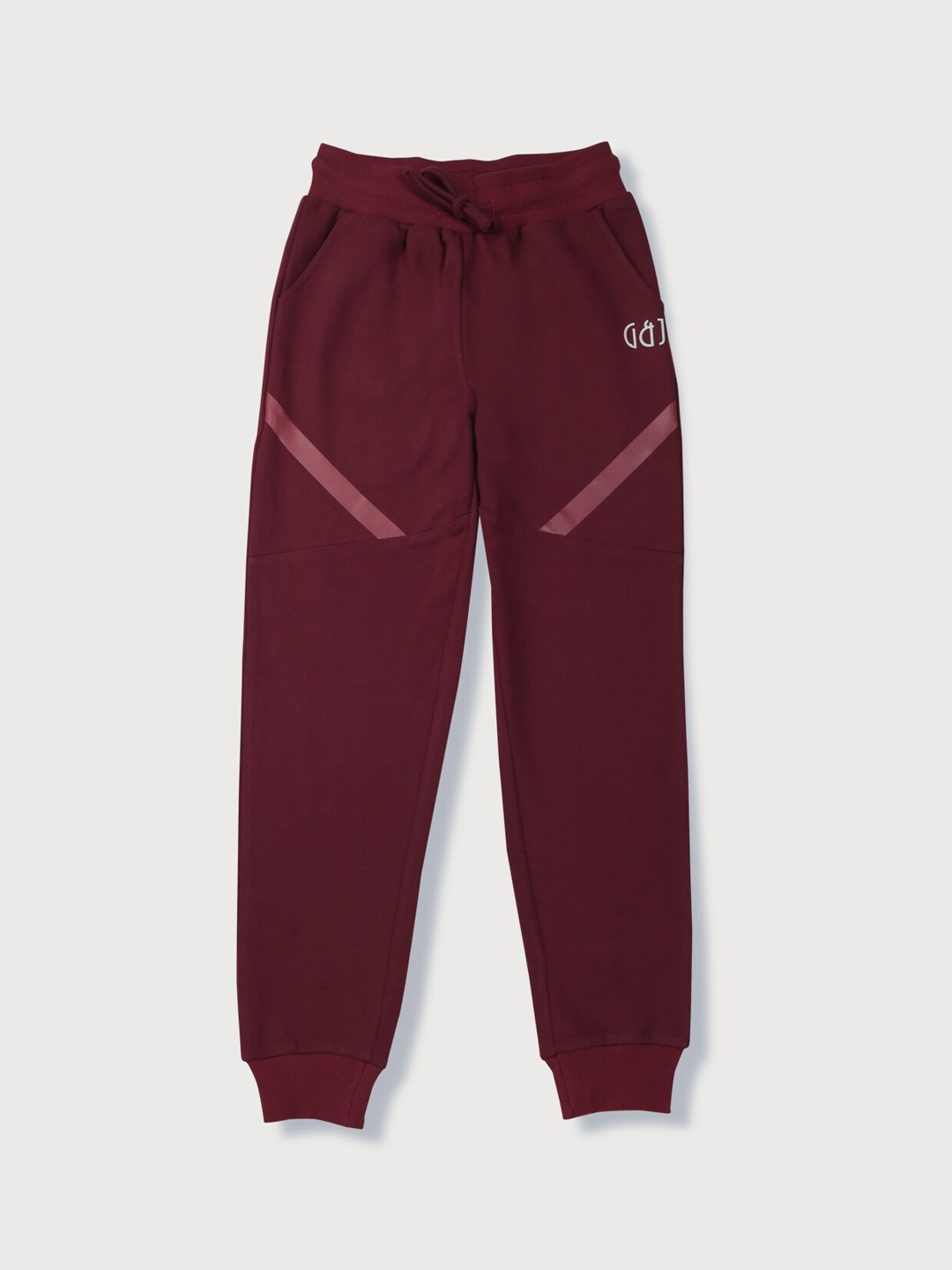 

Gini and Jony Kids Boys Cotton Joggers, Maroon