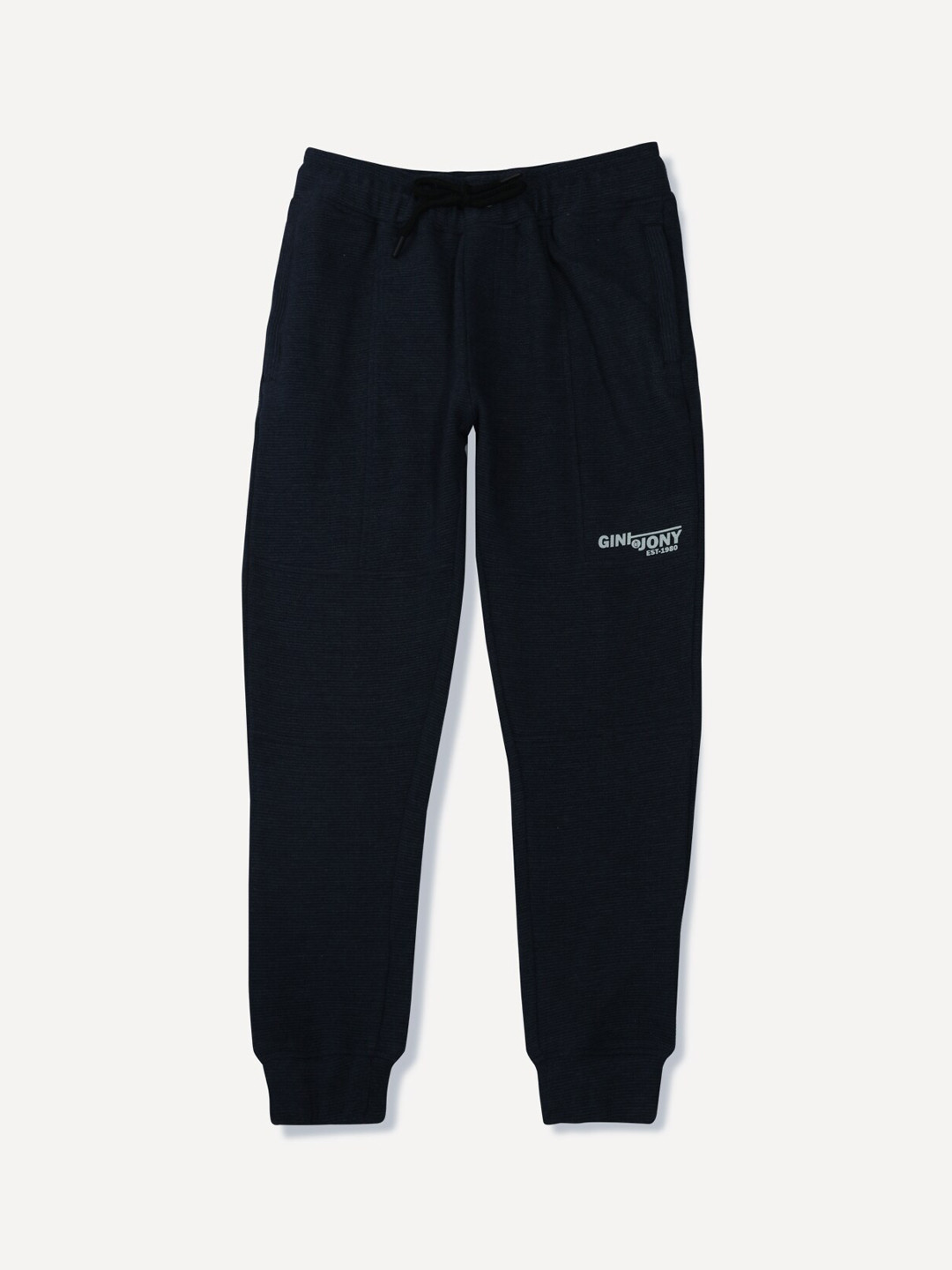 

Gini and Jony Boys Cotton Joggers, Navy blue