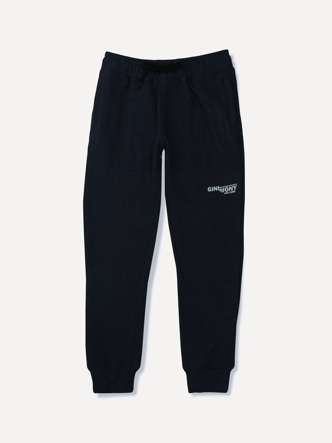 

Gini and Jony Boys Cotton Joggers, Navy blue