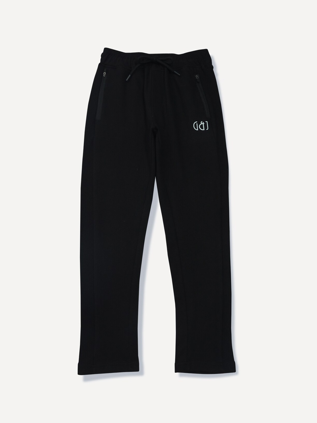 

Gini and Jony Boys Mid-Rise Cotton Track Pants, Black