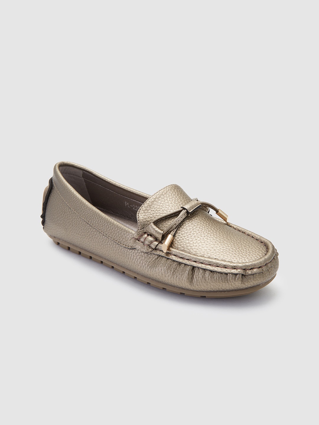 

Sole To Soul Women Comfort Insole Loafers, Gold