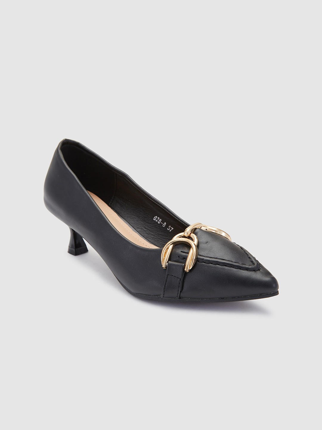 

Sole To Soul Embellished Kitten Pumps, Black