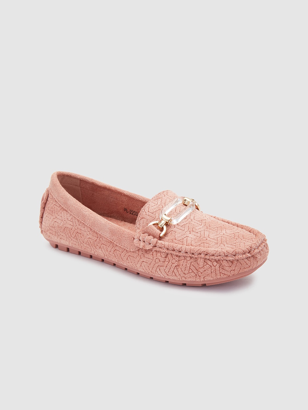 

Sole To Soul Women Printed Loafers, Pink
