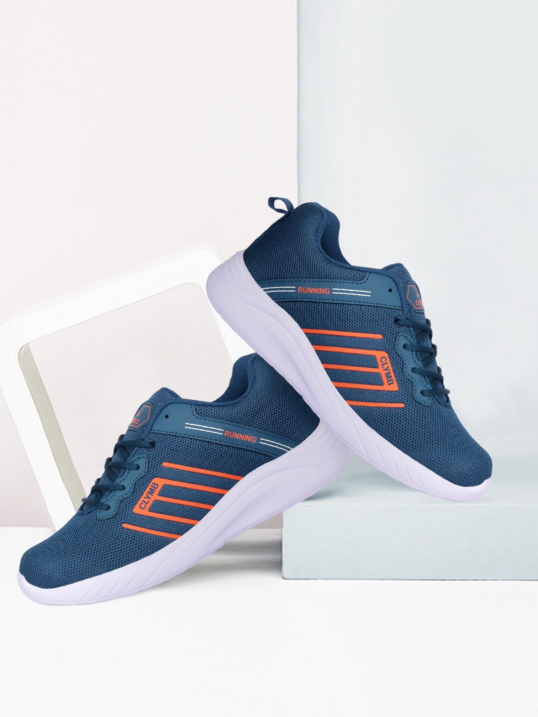 

CLYMB Men Oxygen Non-Marking Running Shoes, Teal