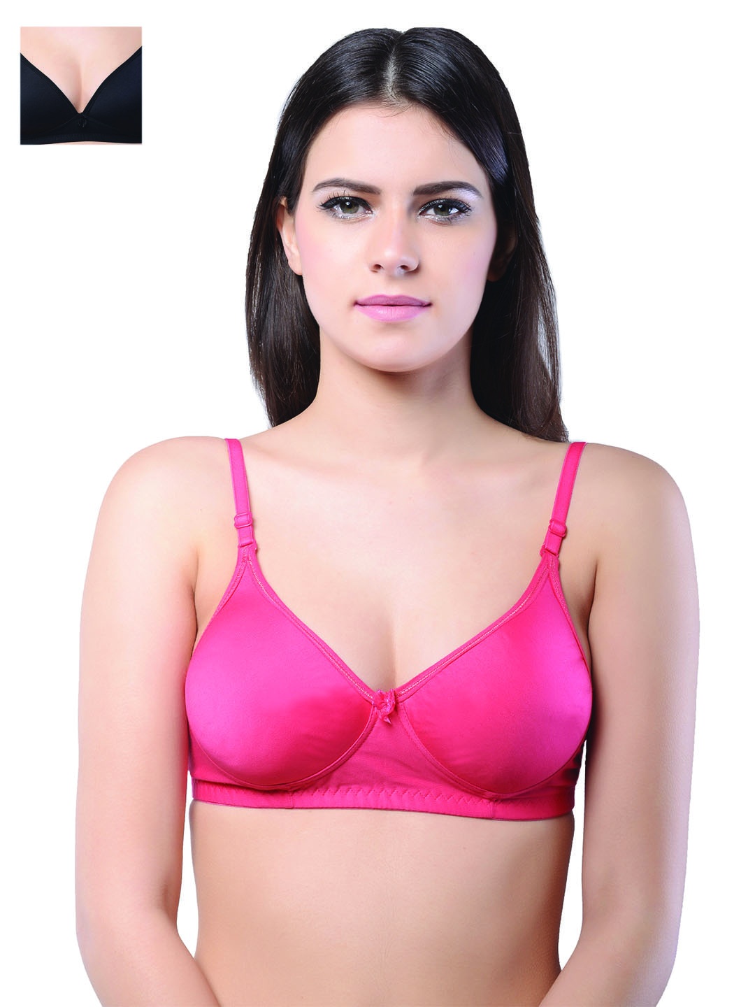 

Lady Lyka Pack of 2 T-shirt Bras BREEZ-MISTIQUE, Black