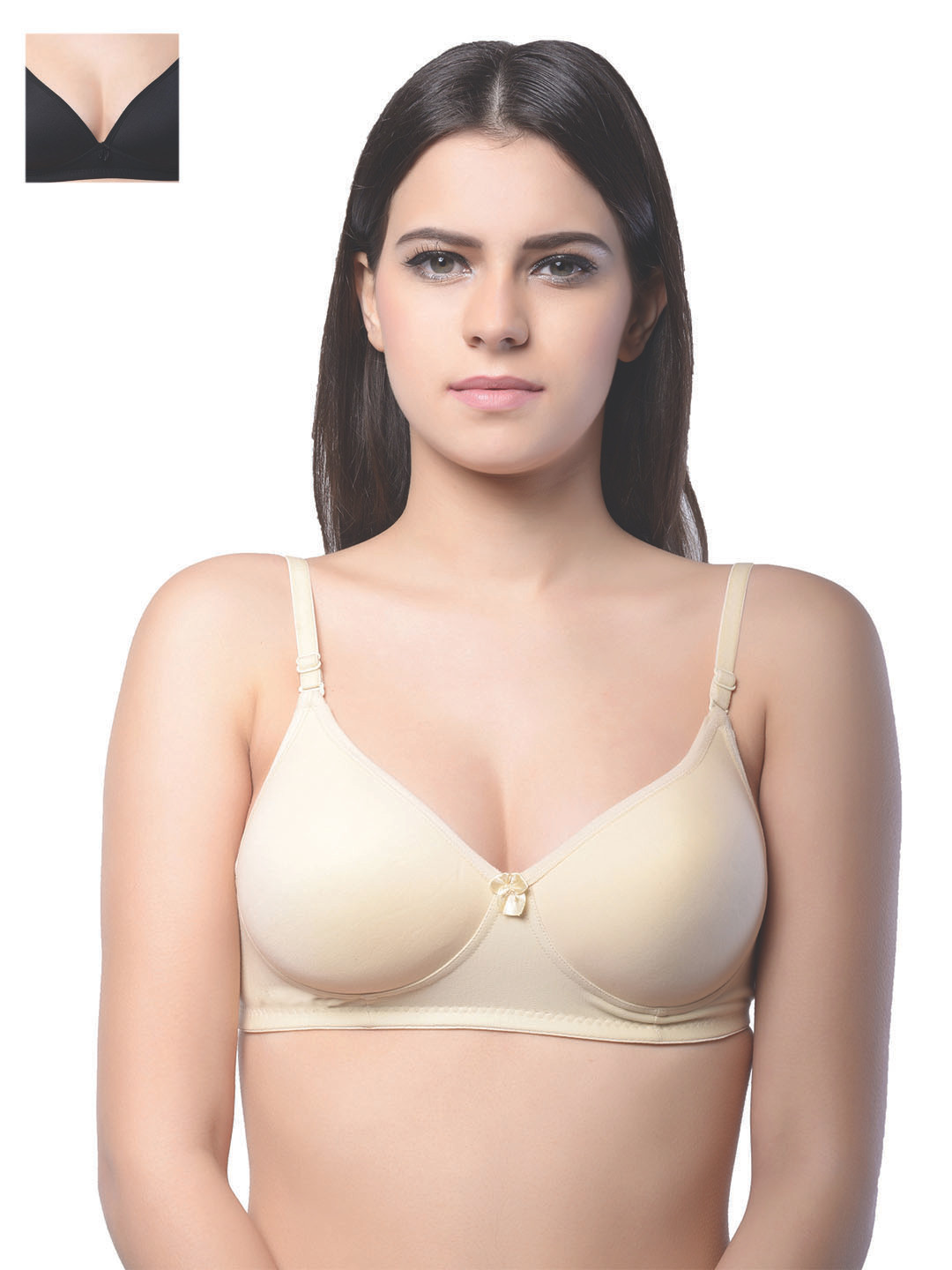 

Lady Lyka Pack of 2 T-shirt Bras BREEZ-MISTIQUE, Black