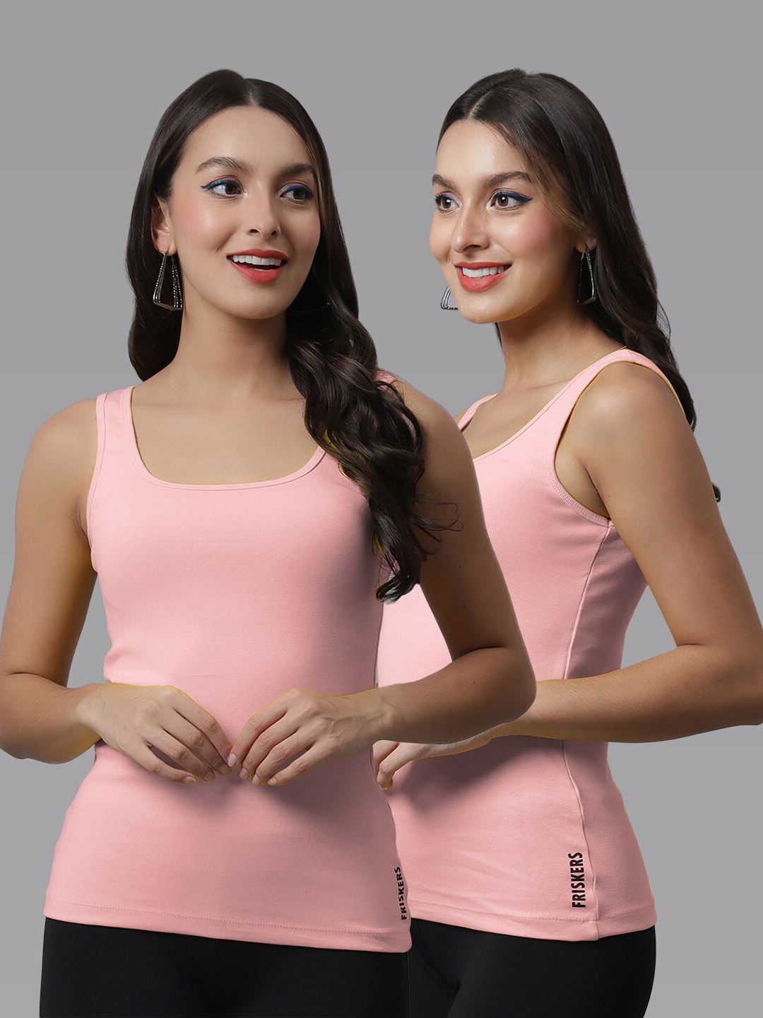 

Friskers Coral Tank Top