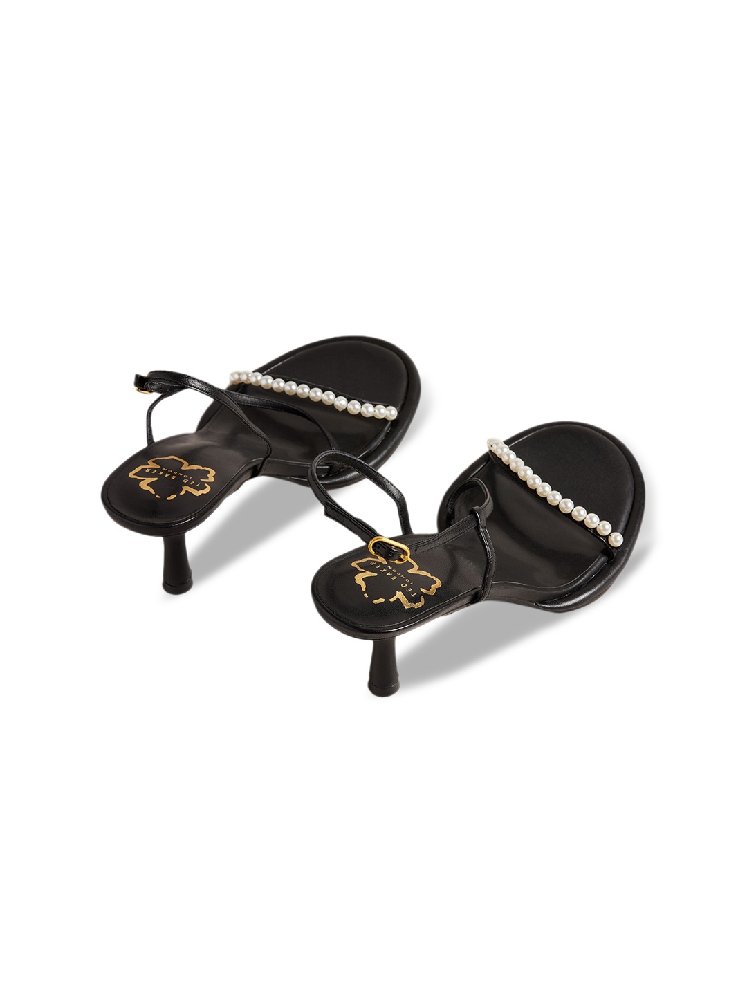 

Ted Baker Embellished Leather Stiletto Heels, Black