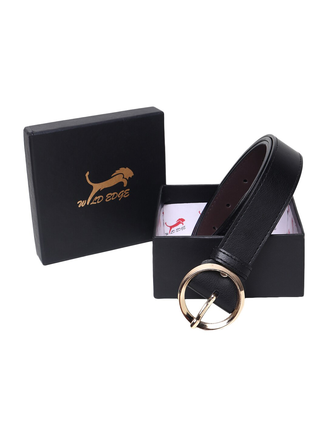 

WILD EDGE Women PU Belt, Black